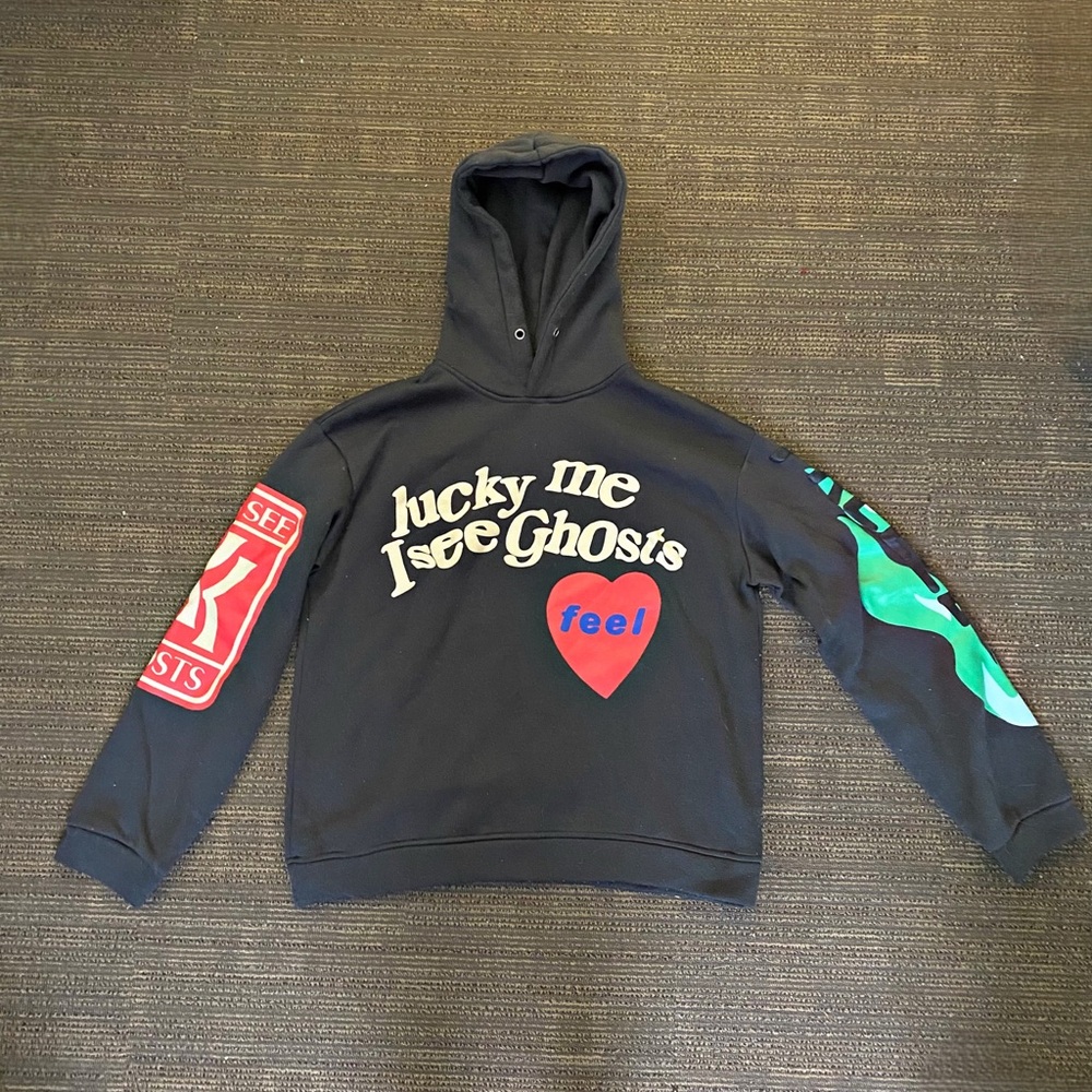 Lucky me I see ghost Kanye west pullover hoodie